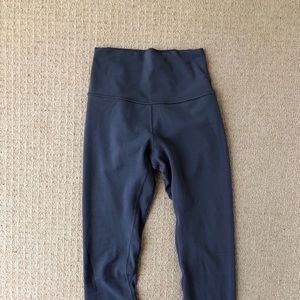 25” grey align leggings